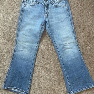 7 For All Mankind Light Blue Ankle Jeans